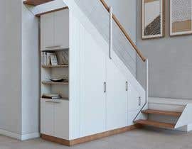 #31 untuk Under stairs custom cabinet design oleh AugustojlOk1