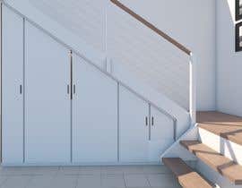 #15 untuk Under stairs custom cabinet design oleh MMREstudio