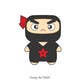 Miniatura da Inscrição nº 26 do Concurso para                                                     Design a logo / mascot character: adorable ninja!
                                                