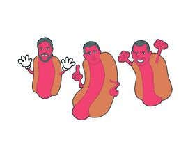 #39 för Caricature of 3 people working a NY hot dog stand av samsudinusam5