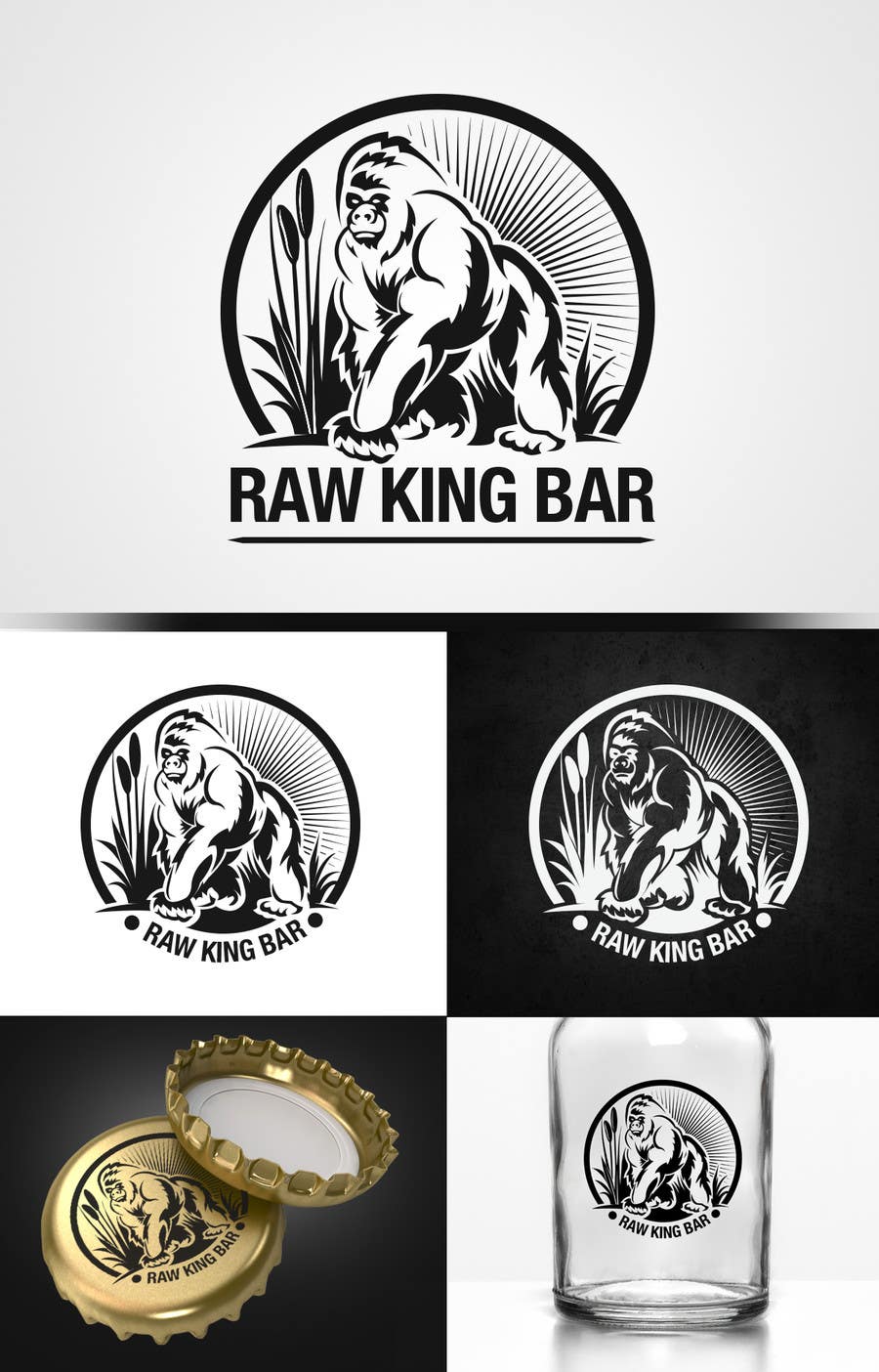 Proposition n°9 du concours                                                 RawKing Foods Gorilla Design
                                            