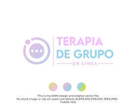 #609 pentru Group Therapy LOGO in SPANISH     (TERAPIA DE GRUPO EN LÍNEA) de către NajninJerin