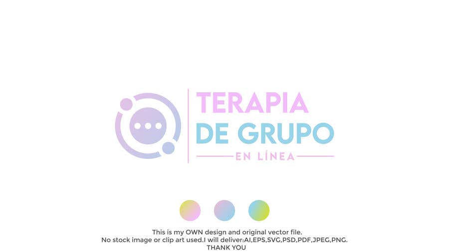 
                                                                                                                        Inscrição nº                                             610
                                         do Concurso para                                             Group Therapy LOGO in SPANISH     (TERAPIA DE GRUPO EN LÍNEA)
                                        