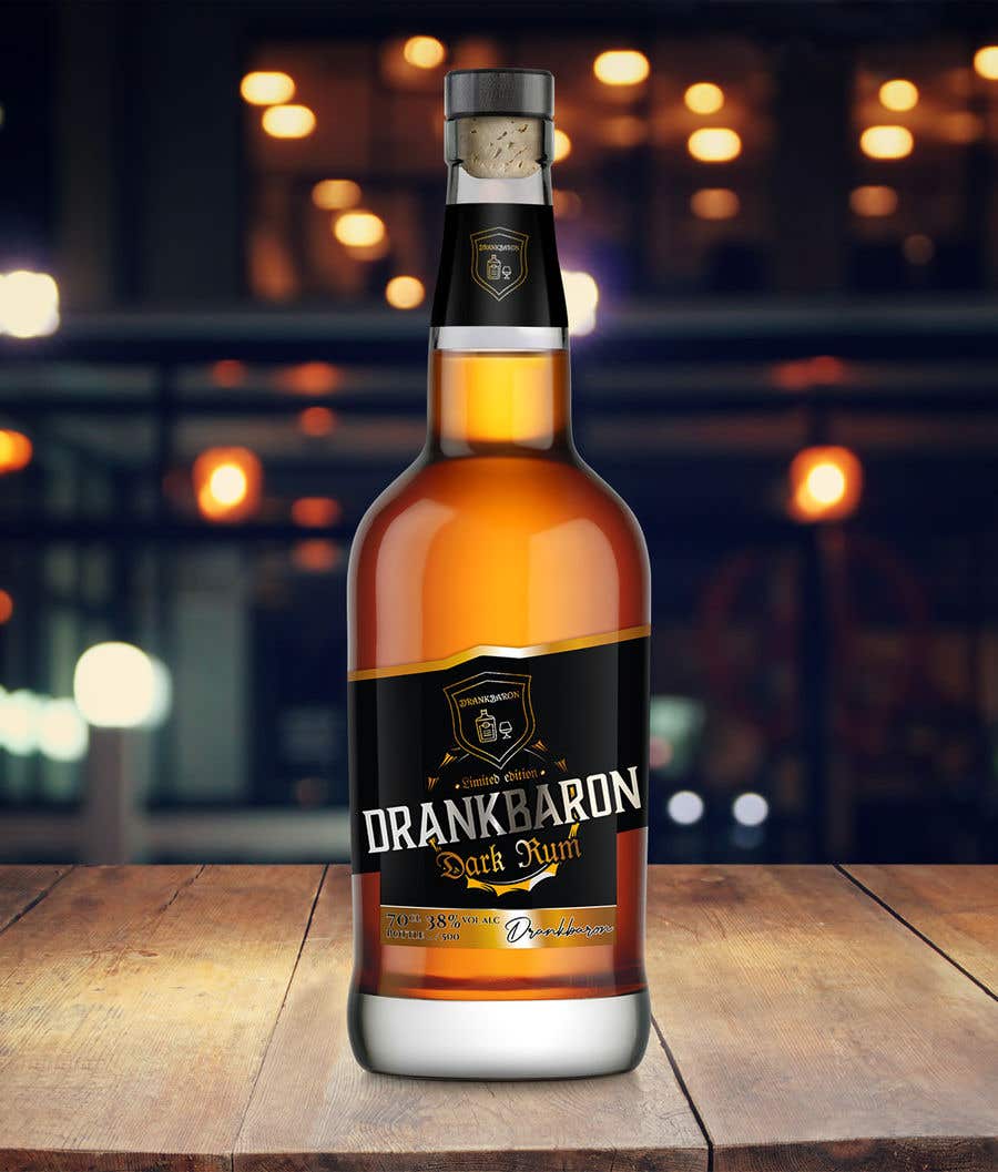 Penyertaan Peraduan #57 untuk                                                 Design Rum Bottle Label
                                            