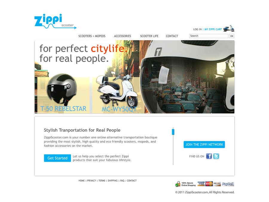 Participación en el concurso Nro.14 para                                                 ZippiScooter.com Ad Campaign
                                            
