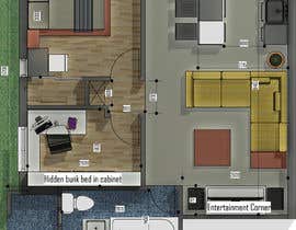 #22 for Design the 55m^2 apartment remodel. by sofoniasmelesse
