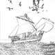 
                                                                                                                                    Миниатюра конкурсной заявки №                                                63
                                             для                                                 Black and white drawing or sketch of sailing ship on sea
                                            