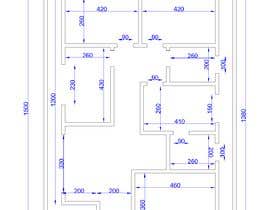 #72 untuk Need a house design for a field of 15 meters x 11 meters oleh AymenHaddaoui