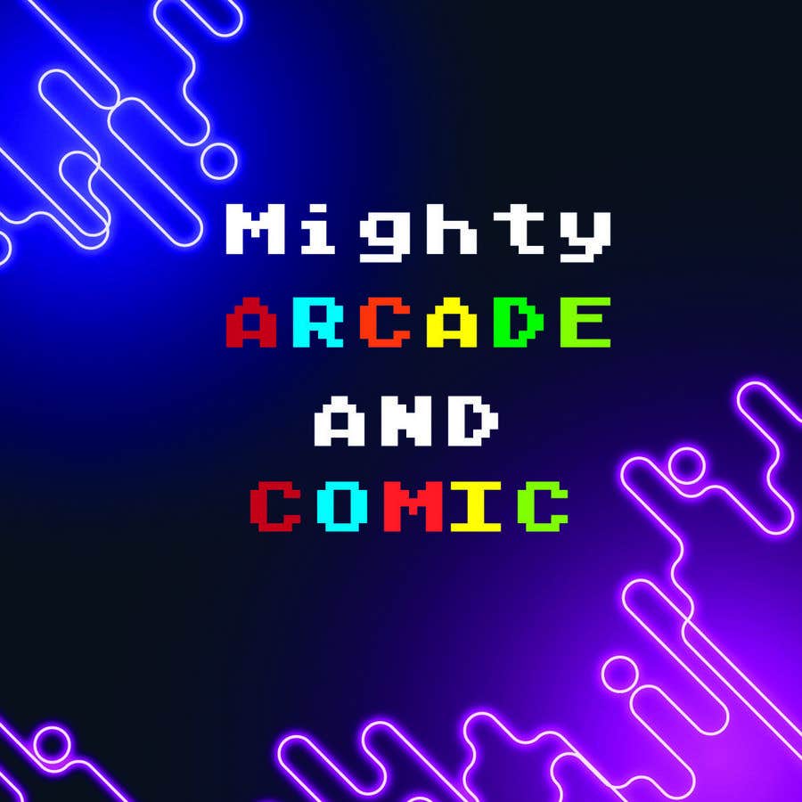
                                                                                                                        Kilpailutyö #                                            34
                                         kilpailussa                                             Logo for Mighty arcade and Comics
                                        