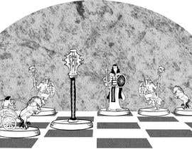 #16 for Black &amp; White drawith or sketch of a chess pieces by manikmoon