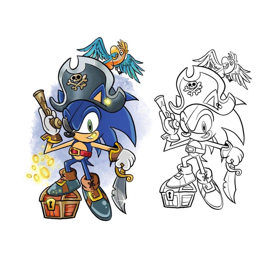 
                                                                                                                        Конкурсная заявка №                                            13
                                         для                                             Create an image of Sonic the Hedgehog dressed in a pirate outfit
                                        