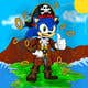 
                                                                                                                                    Миниатюра конкурсной заявки №                                                6
                                             для                                                 Create an image of Sonic the Hedgehog dressed in a pirate outfit
                                            