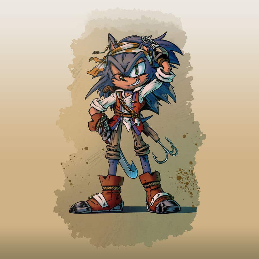 
                                                                                                                        Конкурсная заявка №                                            12
                                         для                                             Create an image of Sonic the Hedgehog dressed in a pirate outfit
                                        