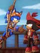 
                                                                                                                                    Миниатюра конкурсной заявки №                                                10
                                             для                                                 Create an image of Sonic the Hedgehog dressed in a pirate outfit
                                            