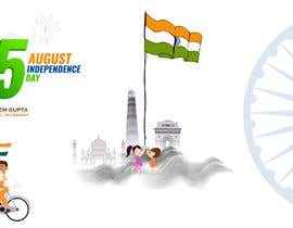 #8 для Independence Day Creative Animated Greeting от krunalbhimani01