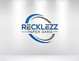 nº 17 pour Logo for Recklezz Paper Gang par monowara01111 