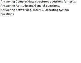 Nro 1 kilpailuun DSA - Data structures and Algorithms. Solving competitive coding questions käyttäjältä Khelifa90