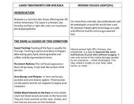 Nro 18 kilpailuun Write an 800-word blog post titled &quot;IPL vs Laser Treatments for Rosacea&quot; käyttäjältä mh422520