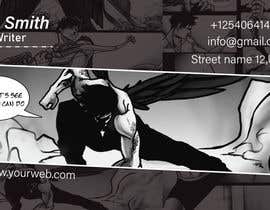 #91 cho Create business card showing my comic book theme bởi AzadKhaan