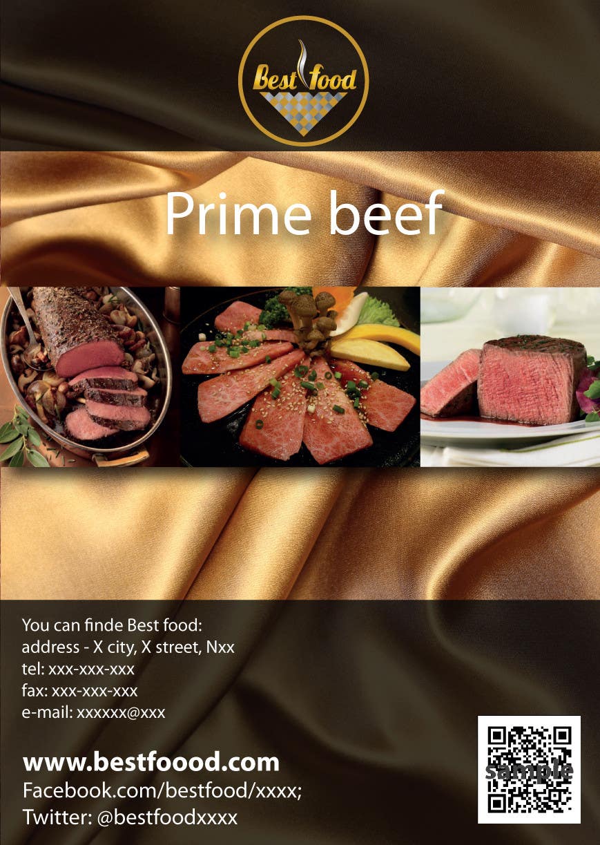 Kilpailutyö #20 kilpailussa                                                 best food brochure
                                            