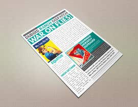 #31 para &quot;War on Flies&quot; newspaper front page (flier design/content) de alakram420