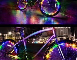 #50 for Photoshop Rainbow Color Lights onto Bike Wheel af vungurean