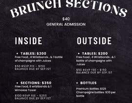 #16 для Build me a brunch sections &amp; table price list от julsmith