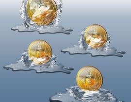 #63 для I need a set of 10 pictures (Bitcoin in Ice Cube melting) от hijordanvn