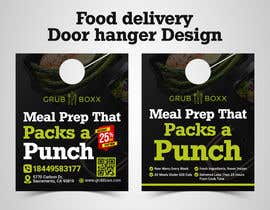 #19 для Food delivery Door hanger от TheCloudDigital