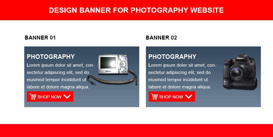 Konkurrenceindlæg #10 for                                                 Design a banner for a home page shop
                                            