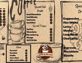 #34 for Design me a display menu for a coffee trailer by kroutima11