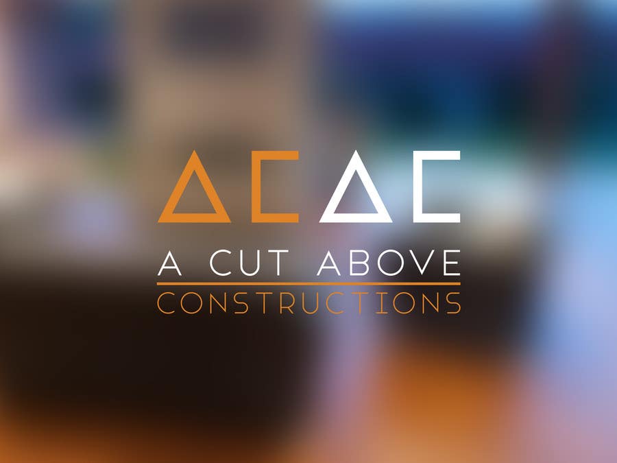 Contest Entry #121 for                                                 Logo for A Cut Above Constructions (ACAC) - Round 2
                                            