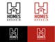Kilpailutyön #24 pienoiskuva kilpailussa                                                     Design a Logo for Homes Bahrain ( a realtor)
                                                