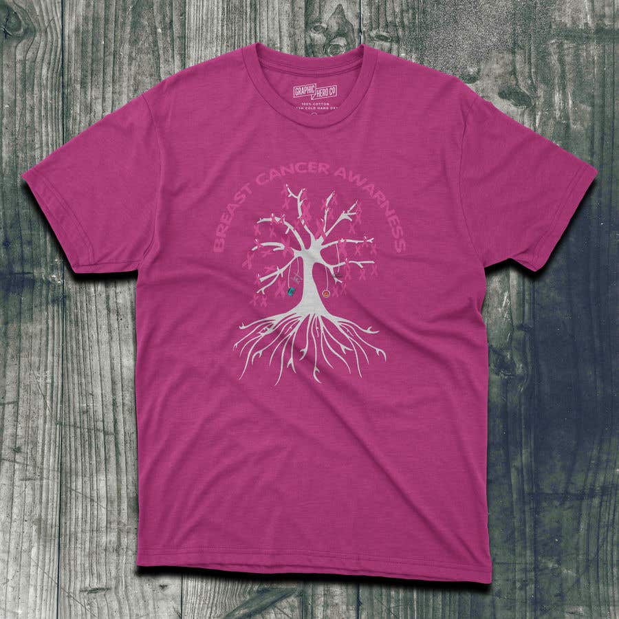 Penyertaan Peraduan #32 untuk                                                 Cancer Support Shirt Design
                                            