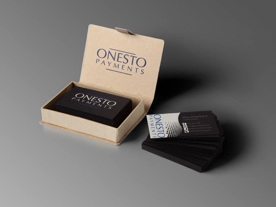 Contest Entry #22 for                                                 Design business card for Onesto Payments
                                            