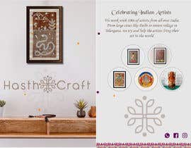 Nro 51 kilpailuun Brochure for our Indian handicraft Website käyttäjältä jhon312020
