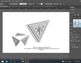 #96 for Logo, Triangle and Text shapes to 3D af MhPailot