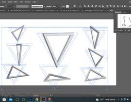 #116 untuk Logo, Triangle and Text shapes to 3D oleh MhPailot