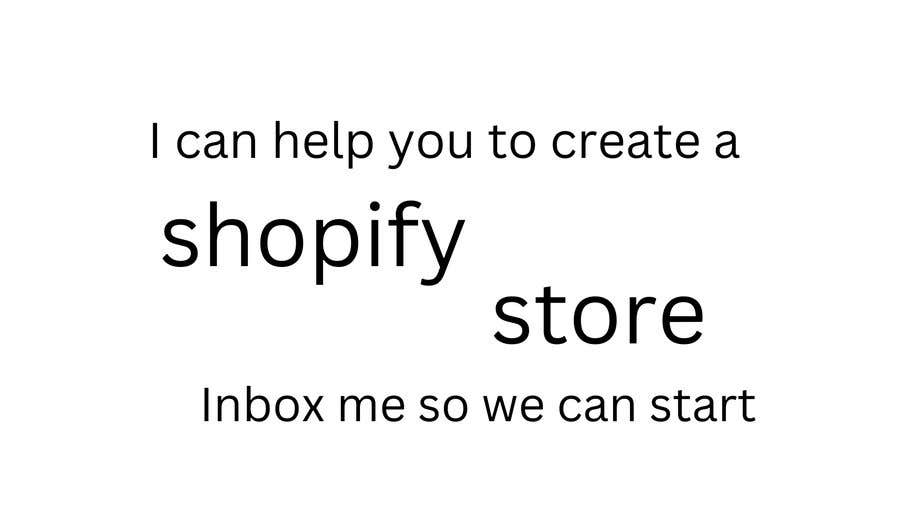 Конкурсная заявка №3 для                                                 build me a shopify Store
                                            