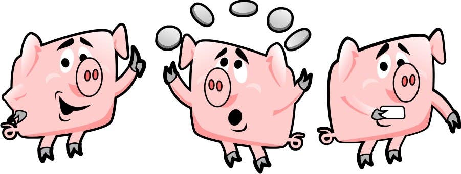 Kilpailutyö #34 kilpailussa                                                 Piggy bank mascot
                                            