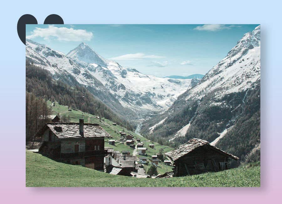 Konkurrenceindlæg #70 for                                                 Image vectorisée moderne et stylée à partir d'une photo de montagne
                                            