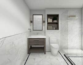 nº 16 pour Interior design 3D render of bathrooms par DreamDesignDz 