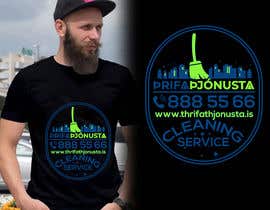 Nro 28 kilpailuun T-shirt back design for a cleaning company käyttäjältä nuri47908