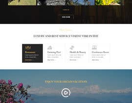 dkexpert159 tarafından Website design 5 pages + short Video + basic graphic optimization for a luxury Homestay - Resort website için no 34
