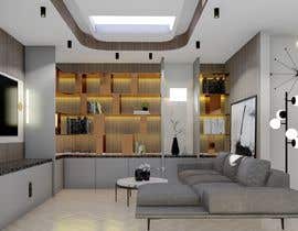 Nro 14 kilpailuun Realistic 3D rendering of my open-plan living room käyttäjältä agungwm2313