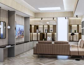 Nro 6 kilpailuun Realistic 3D rendering of my open-plan living room käyttäjältä rickysendy