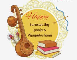 #23 untuk Saraswathi/Ayudha Pooja &amp; Vijayadashami greetings oleh shibilymubarak