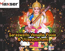 Nro 35 kilpailuun Saraswathi/Ayudha Pooja &amp; Vijayadashami greetings käyttäjältä ipehtumpeh