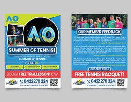 #146 for Summer of Tennis 2023 Flyer - AO by shayanshakil