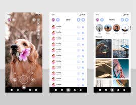 nº 15 pour Design branding and screens for a social media App par FSamiah 